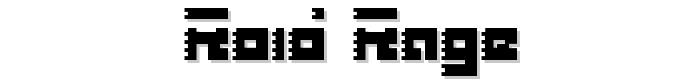 Roid Rage font